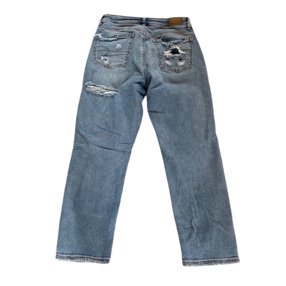 AEO American Eagle AE Mom Jeans Size 2 X-Short EUC - Picture 2 of 7